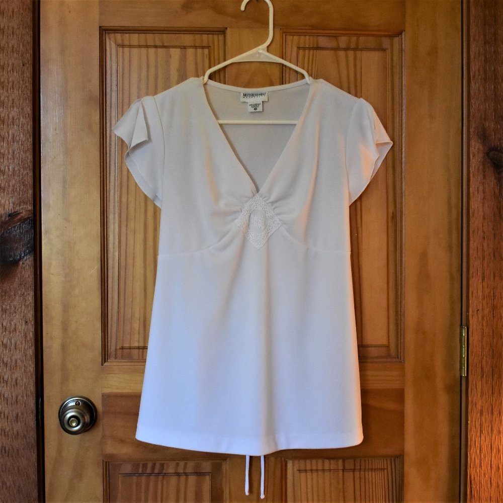 *3 for 25* Motherhood Maternity Tie-Back Blouse M